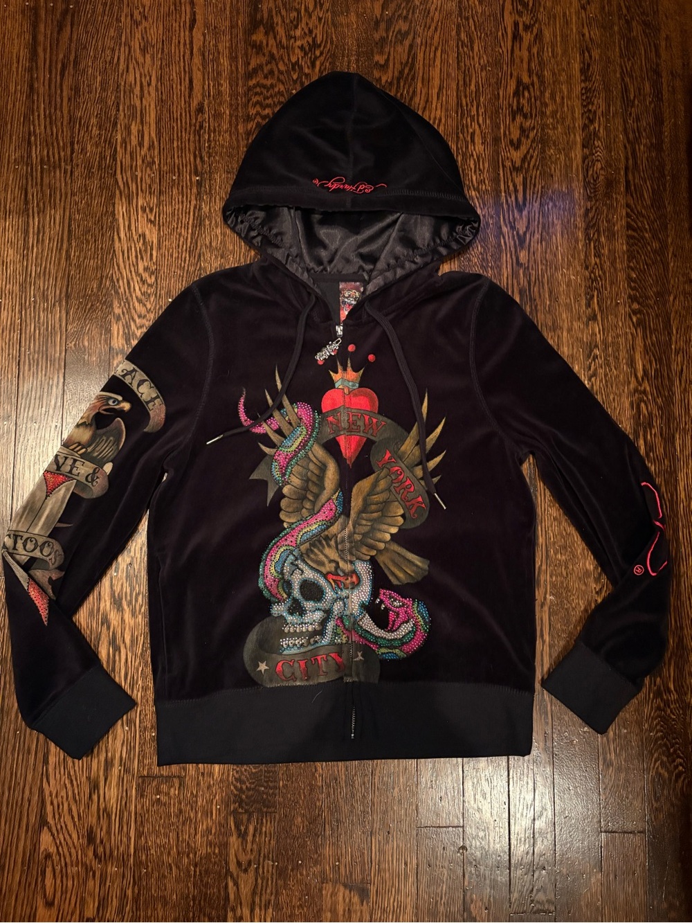 Original Y2K Ed Hardy Zip Up